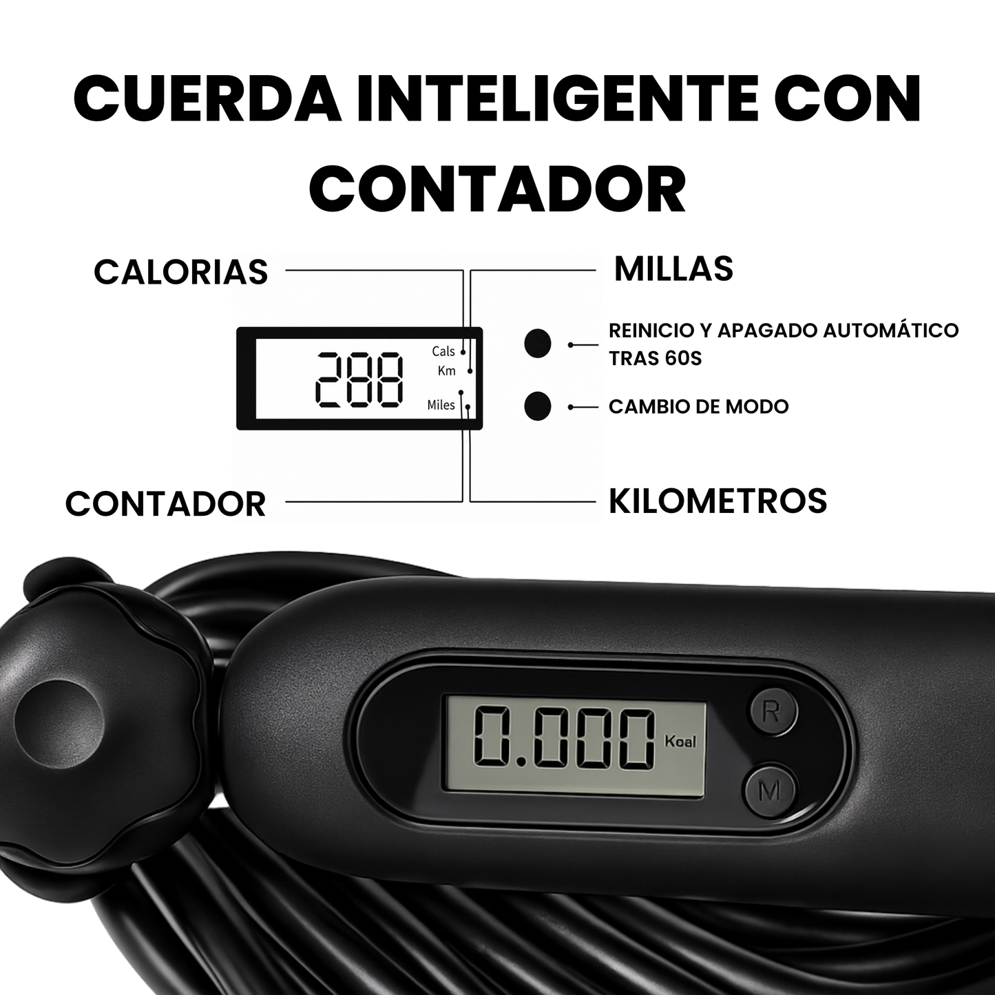 Cuerda de Saltar Electrica